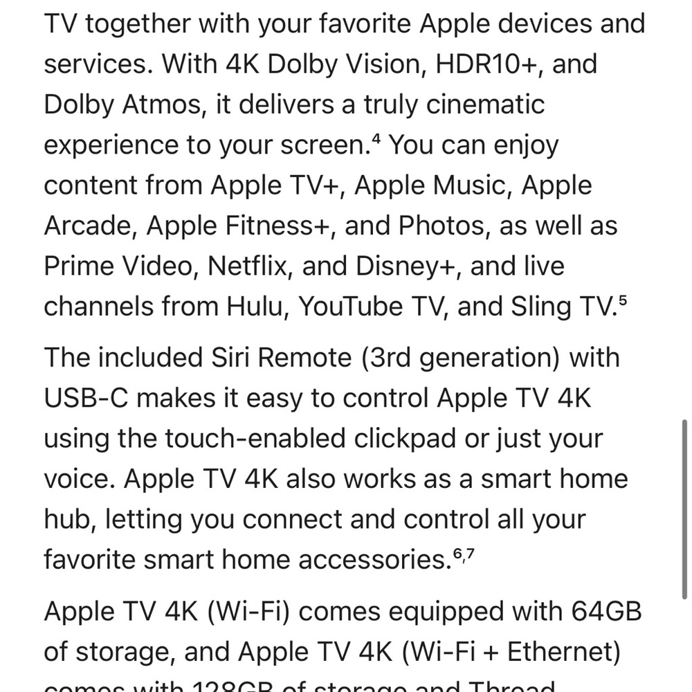 APPLE TV 4k